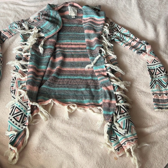 Billabong Drape Cardigan with Fringe - Picture 5 of 6